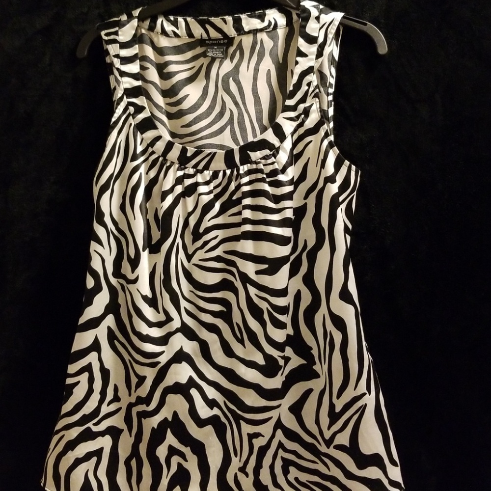 Black & White Tank Top